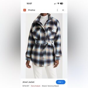 Veronica Beard Plaid Jacket